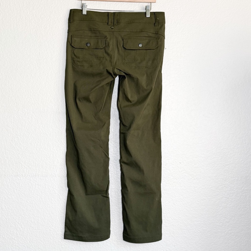 prAna Halle Pants Olive Green Utility Hiking Stretch Zion Women’s 8 - Picture 7 of 16